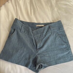 Alice + Olivia Blue Shorts Dressy Casual